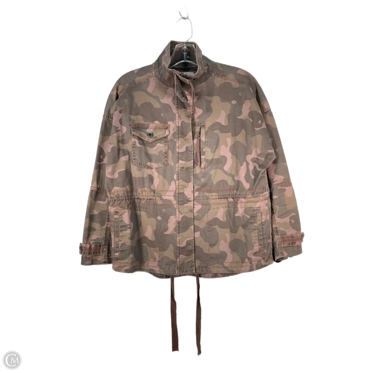 Jacket Shirt By Marrakech In Camouflage Print, Size: Xs