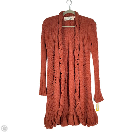 Sweater Cardigan By Anthropologie In Brown, Size: Xs