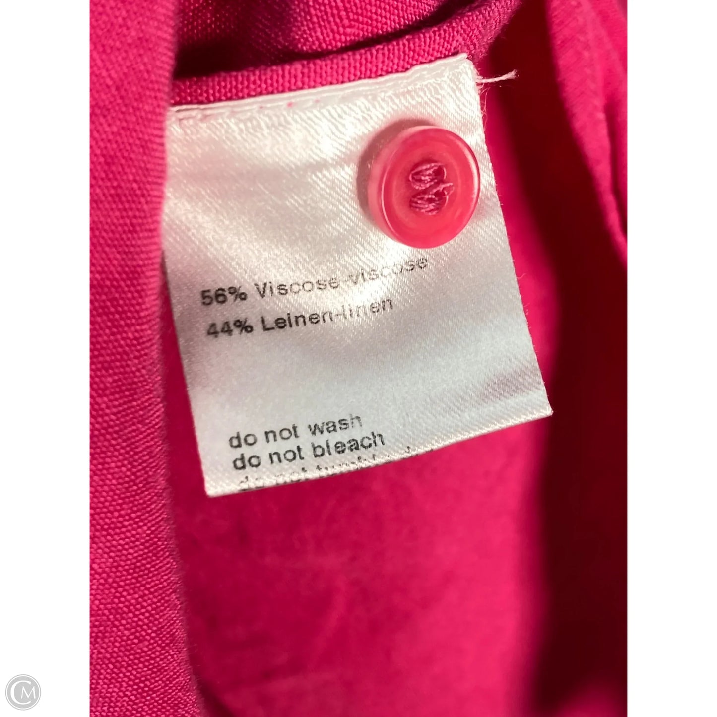 Top Long Sleeve By Akris In Pink, Size: L