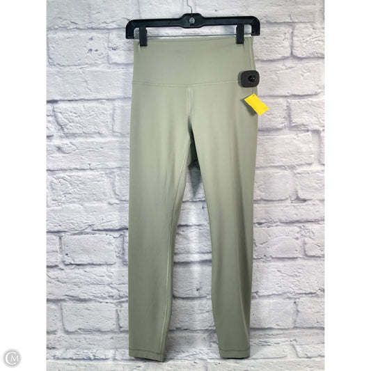 Athletic Leggings By Lululemon In Green, Size: S