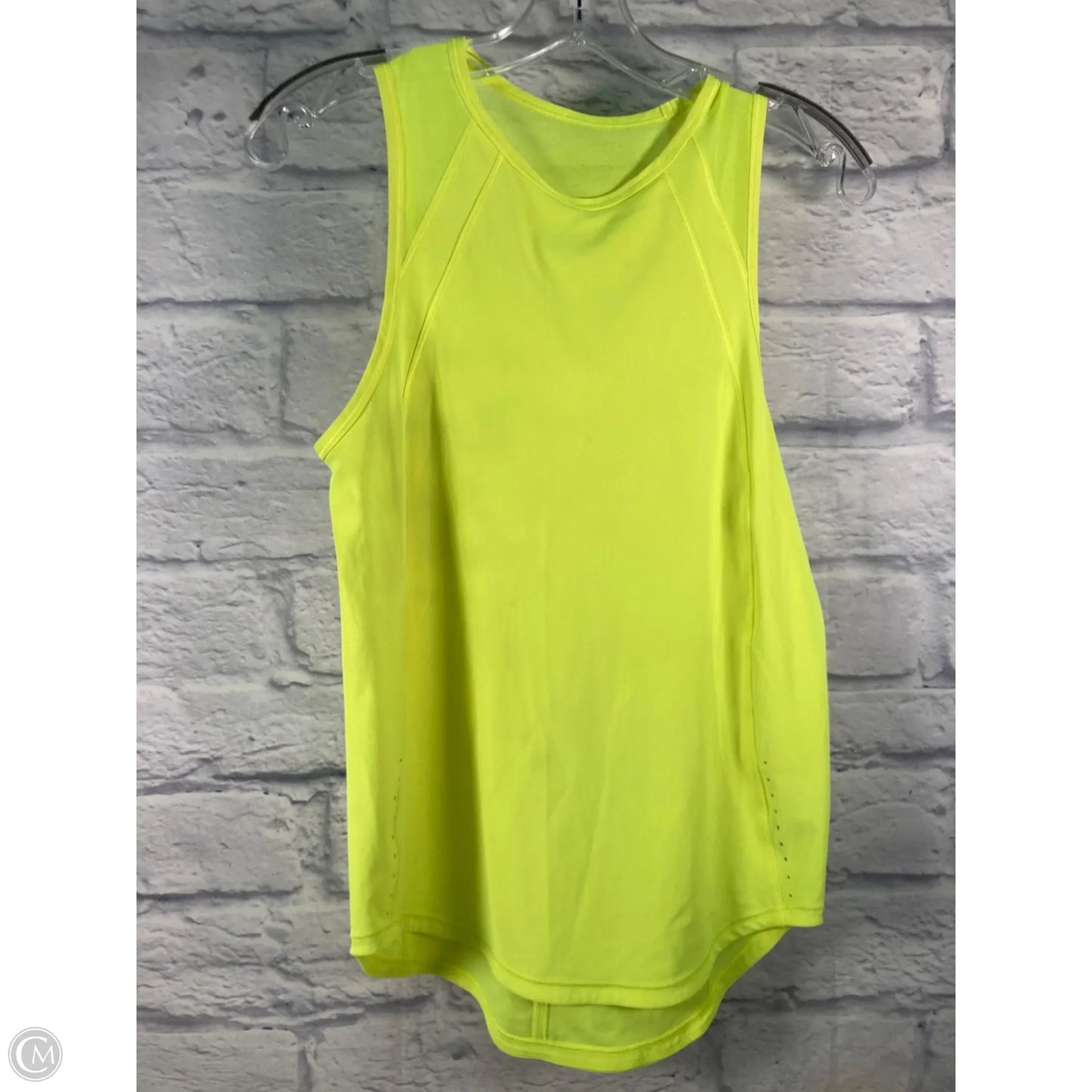 Athletic Tank Top By Lululemon In Yellow, Size: S