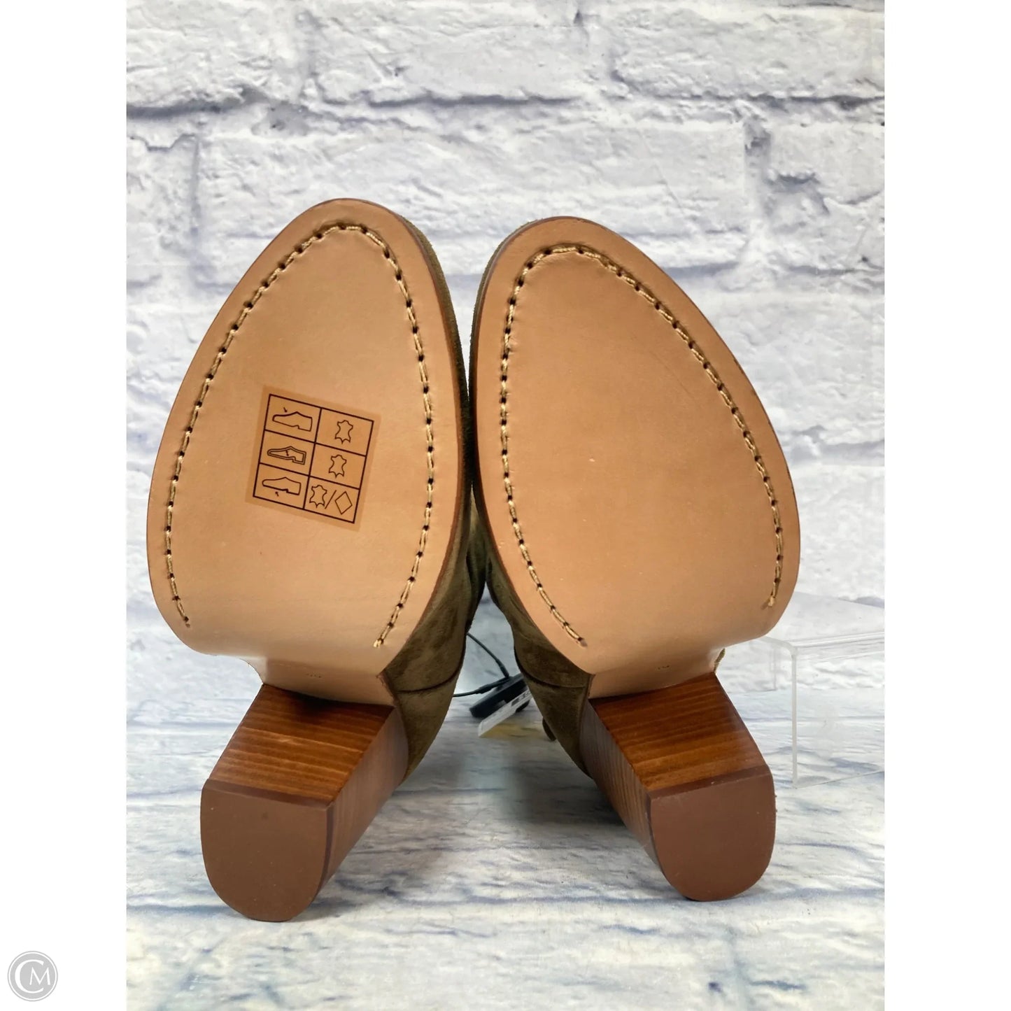 Boots Ankle Heels By Rag And Bone In Green, Size: 9.5