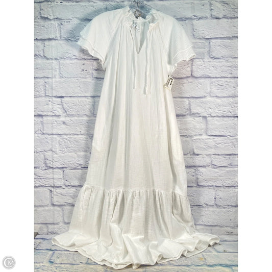 Dress Casual Maxi By Chicos In White, Size: S