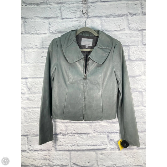 Jacket Leather By Classiques Entier In Green, Size: Xs