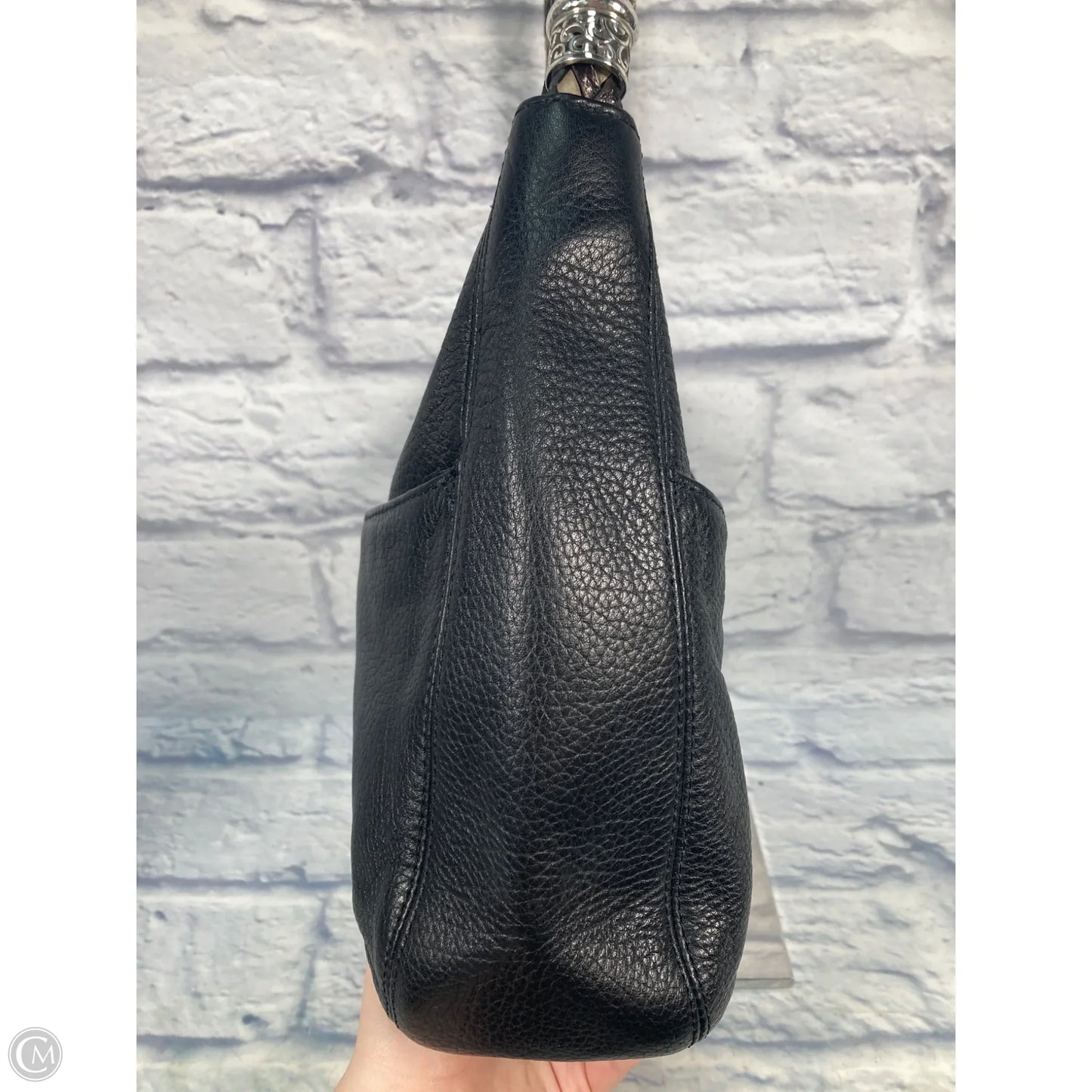 Handbag Leather By Brighton, Size: Medium