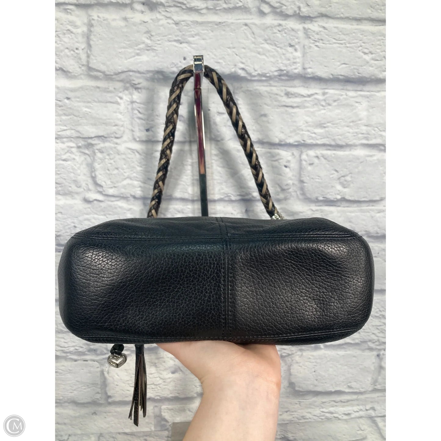 Handbag Leather By Brighton, Size: Medium