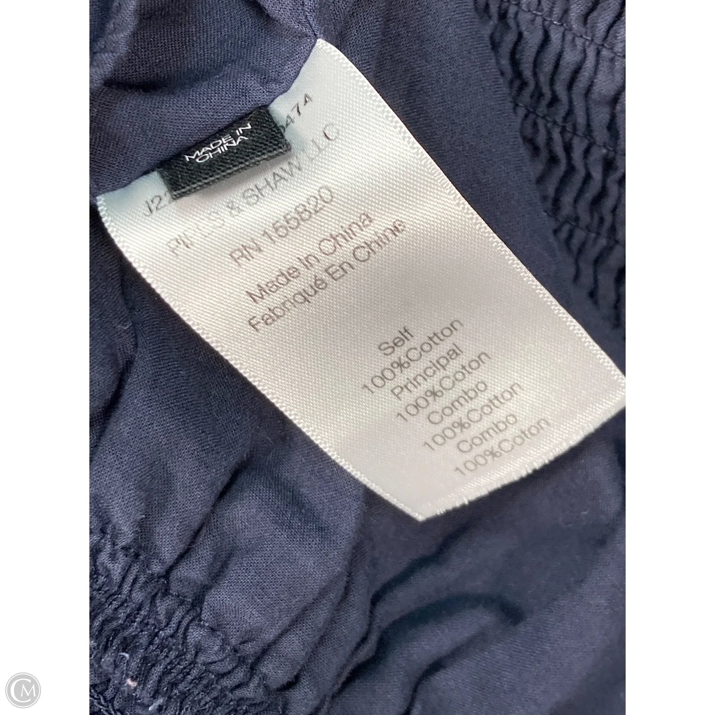 Dress Casual Short By Veronica Beard In Blue, Size: Xl