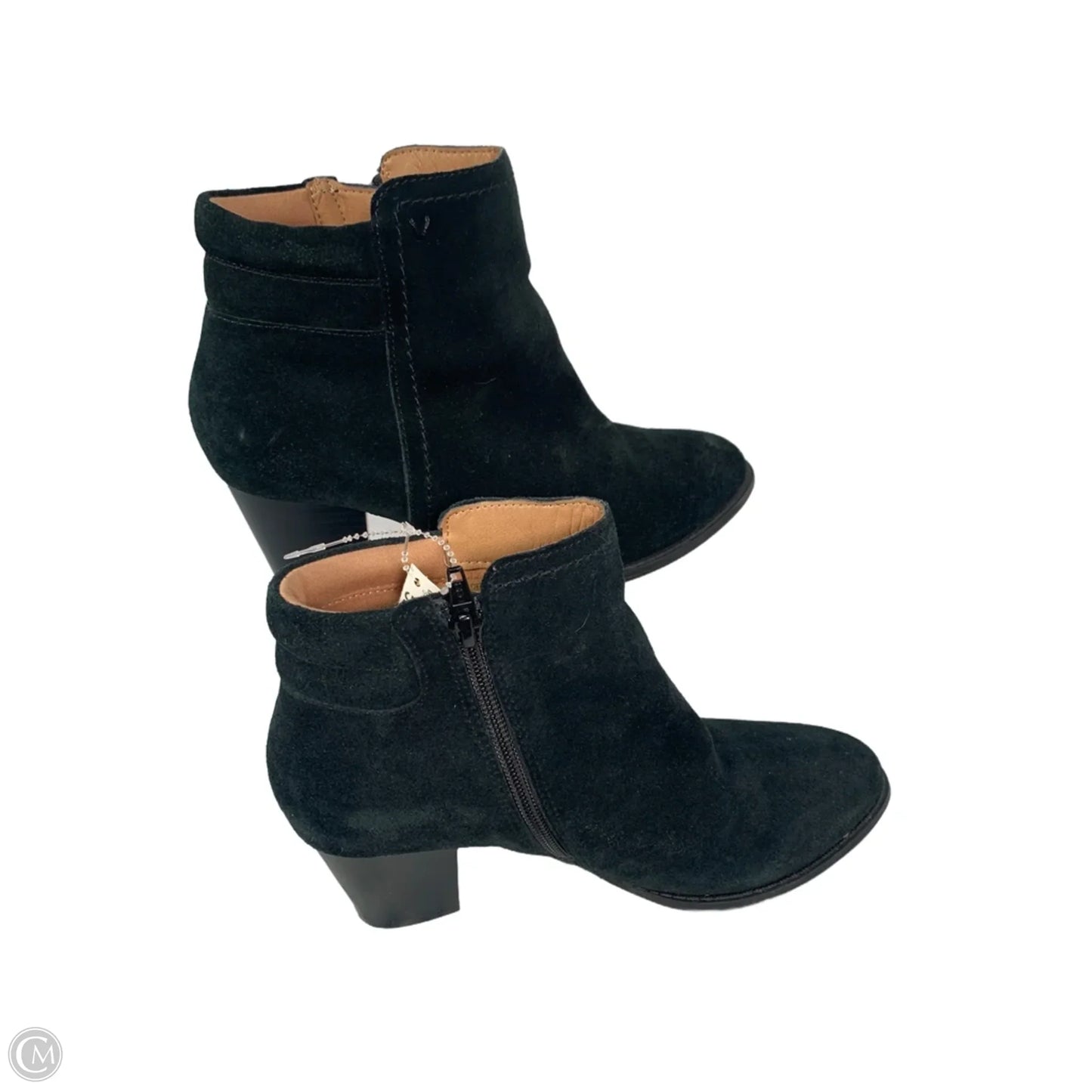 Boots Ankle Heels By Vionic In Black, Size: 7