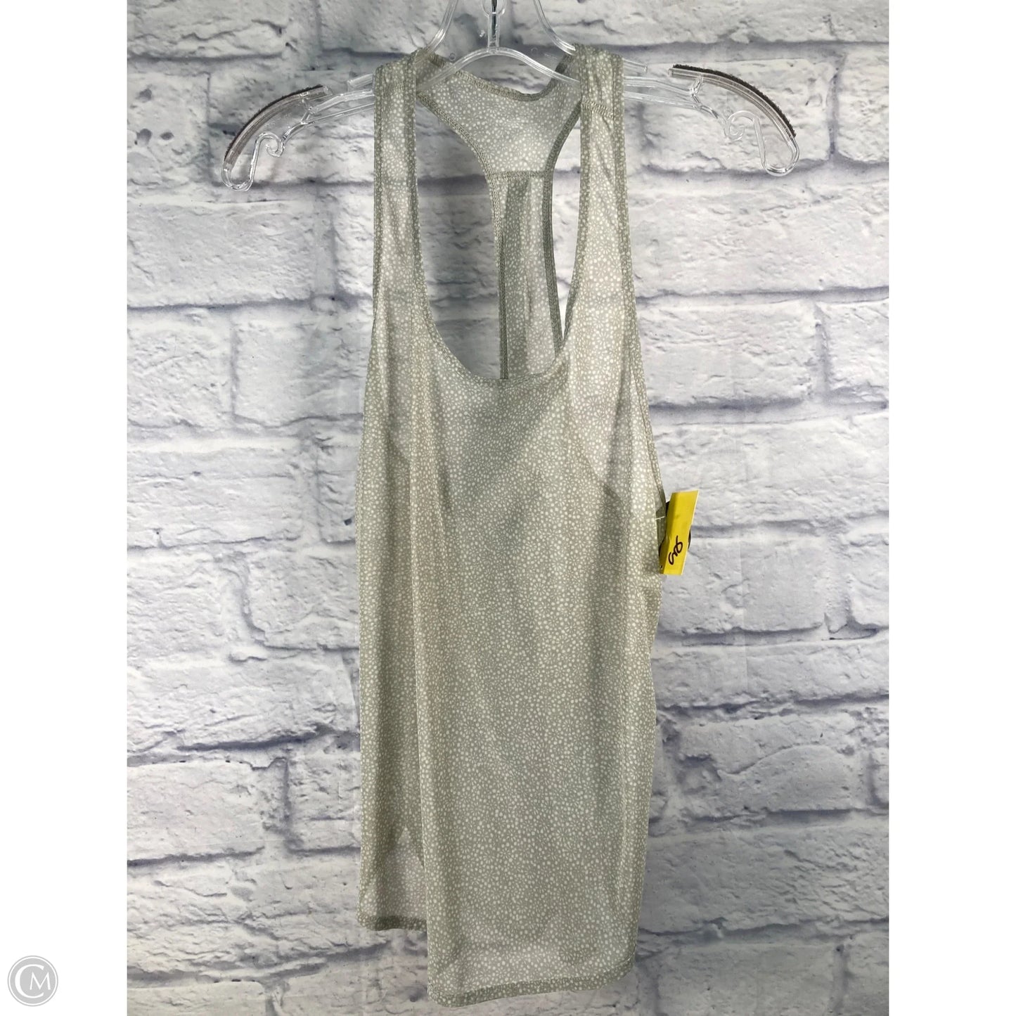 Athletic Tank Top By Lululemon In Grey, Size: Xs