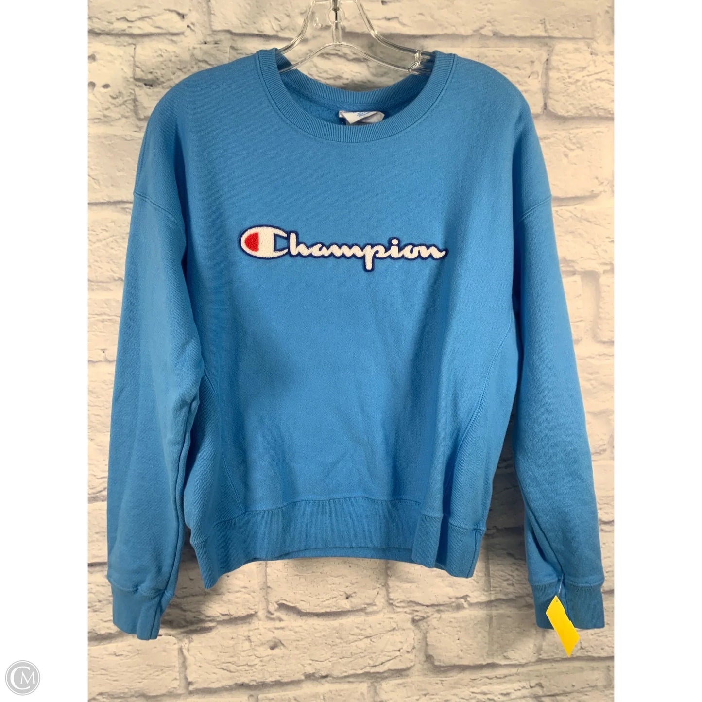 Sweatshirt Crewneck By Champion In Blue, Size: M