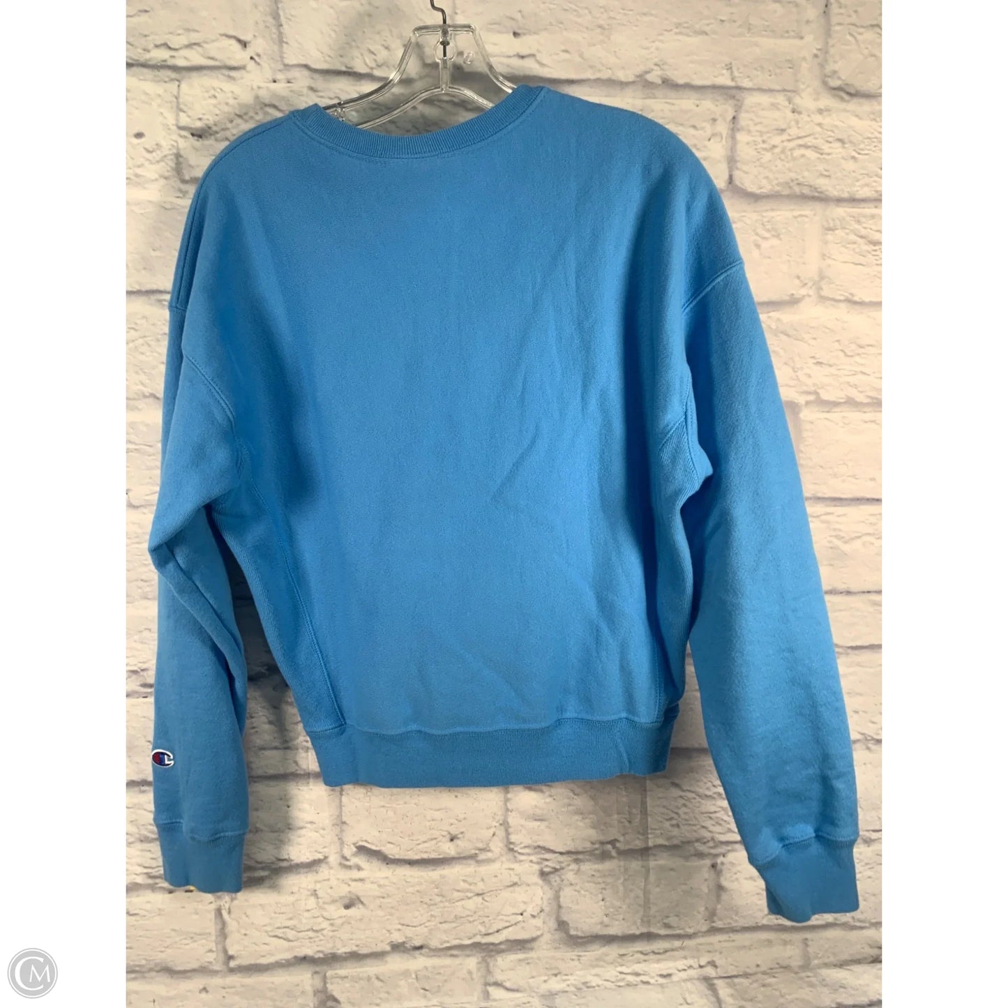 Sweatshirt Crewneck By Champion In Blue, Size: M