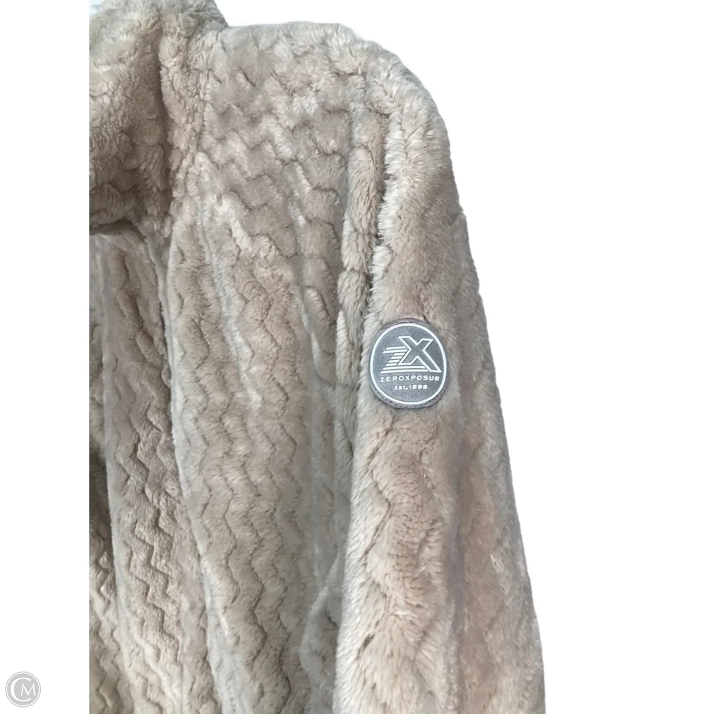 Jacket Faux Fur & Sherpa By Zero Xposure In Tan, Size: M