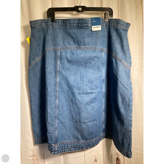 Skirt Midi By Old Navy In Blue, Size: 20