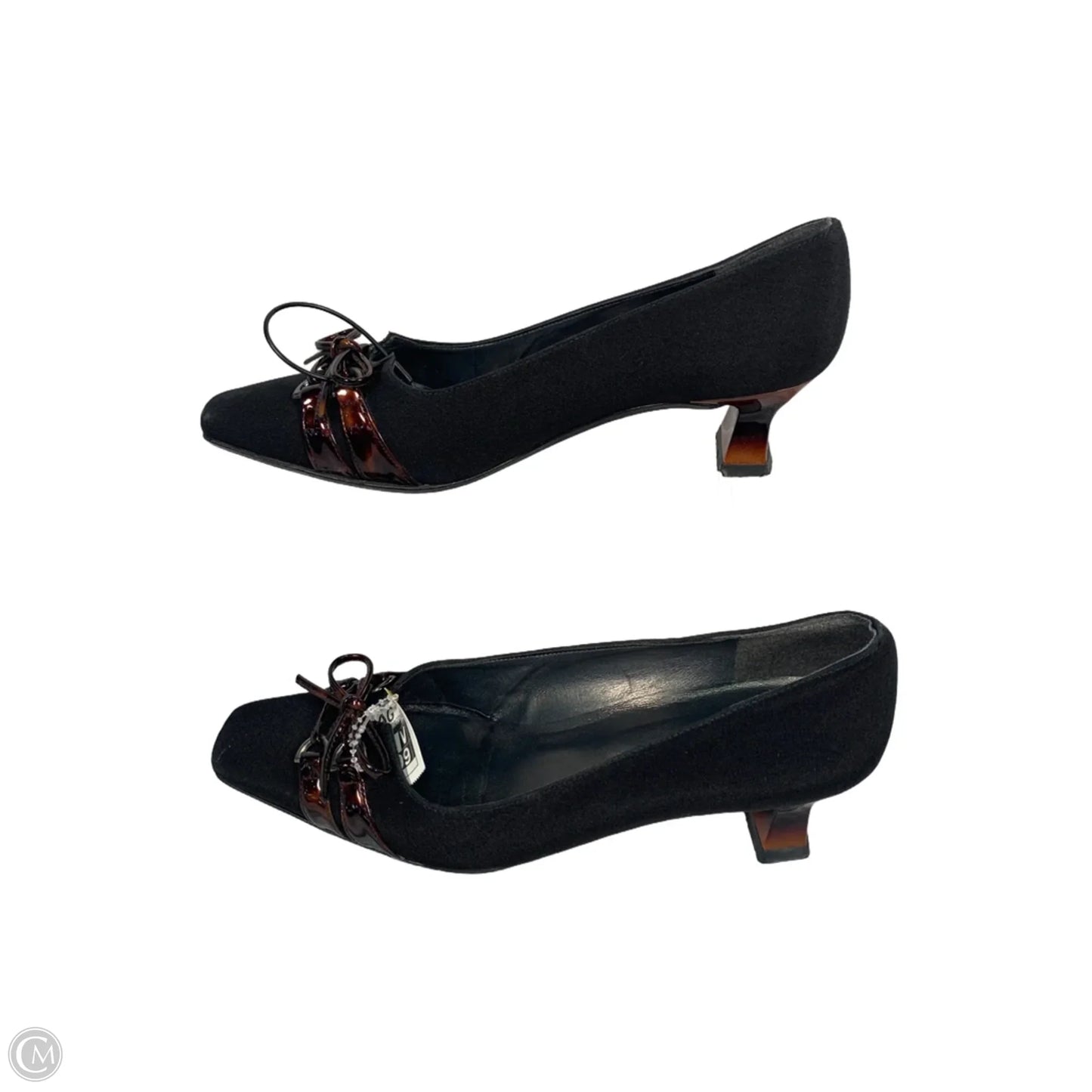 Shoes Designer By Stuart Weitzman In Black & Brown, Size: 5.5