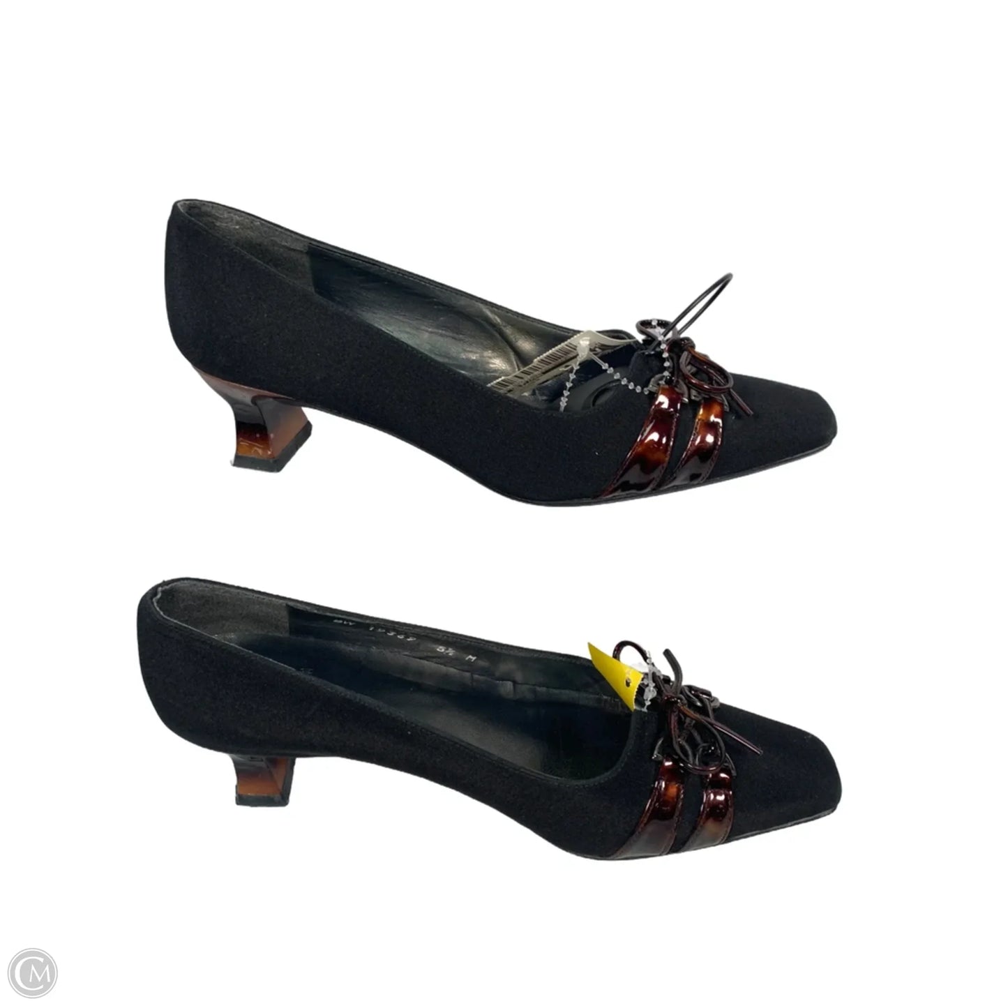 Shoes Designer By Stuart Weitzman In Black & Brown, Size: 5.5