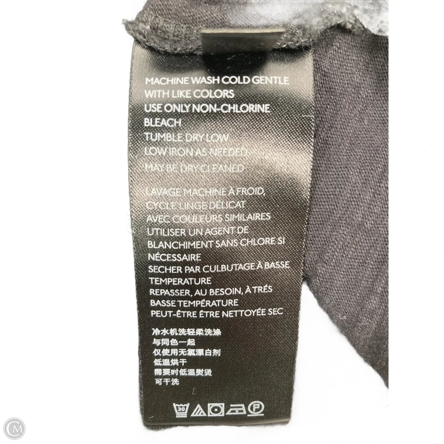 Top Long Sleeve By Anthropologie In Blue & Pink, Size: M