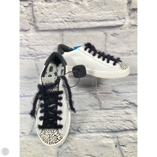 Shoes Sneakers By P448 In Black & Cream, Size: 8.5
