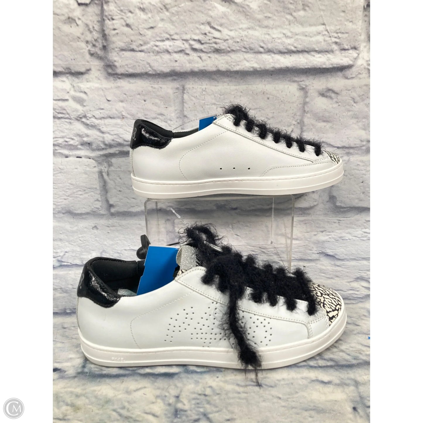 Shoes Sneakers By P448 In Black & Cream, Size: 8.5