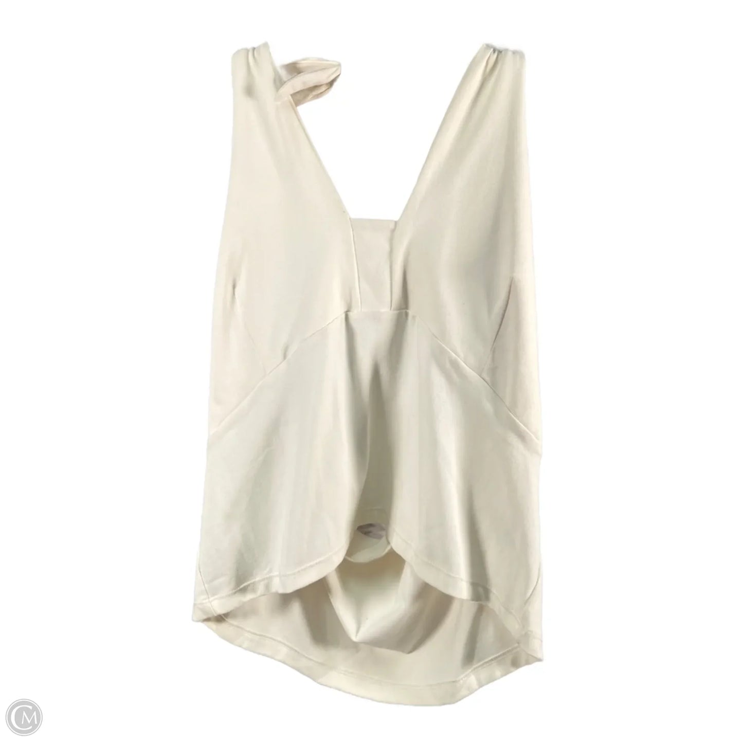 Top Sleeveless By Anthropologie In Cream, Size: Xl