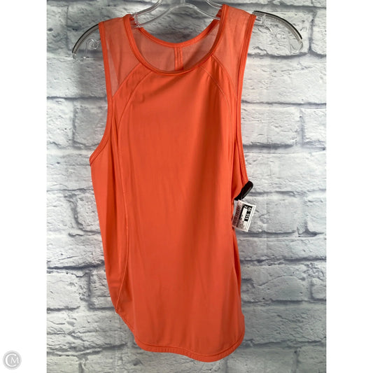 Athletic Tank Top By Lululemon In Orange, Size: S
