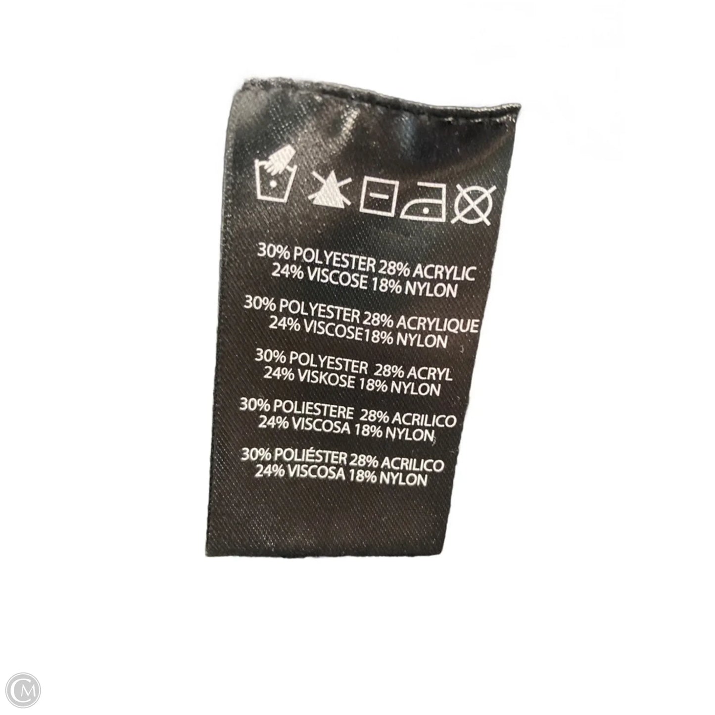 Sweater Cardigan By Anthropologie In Black & Cream, Size: Xs