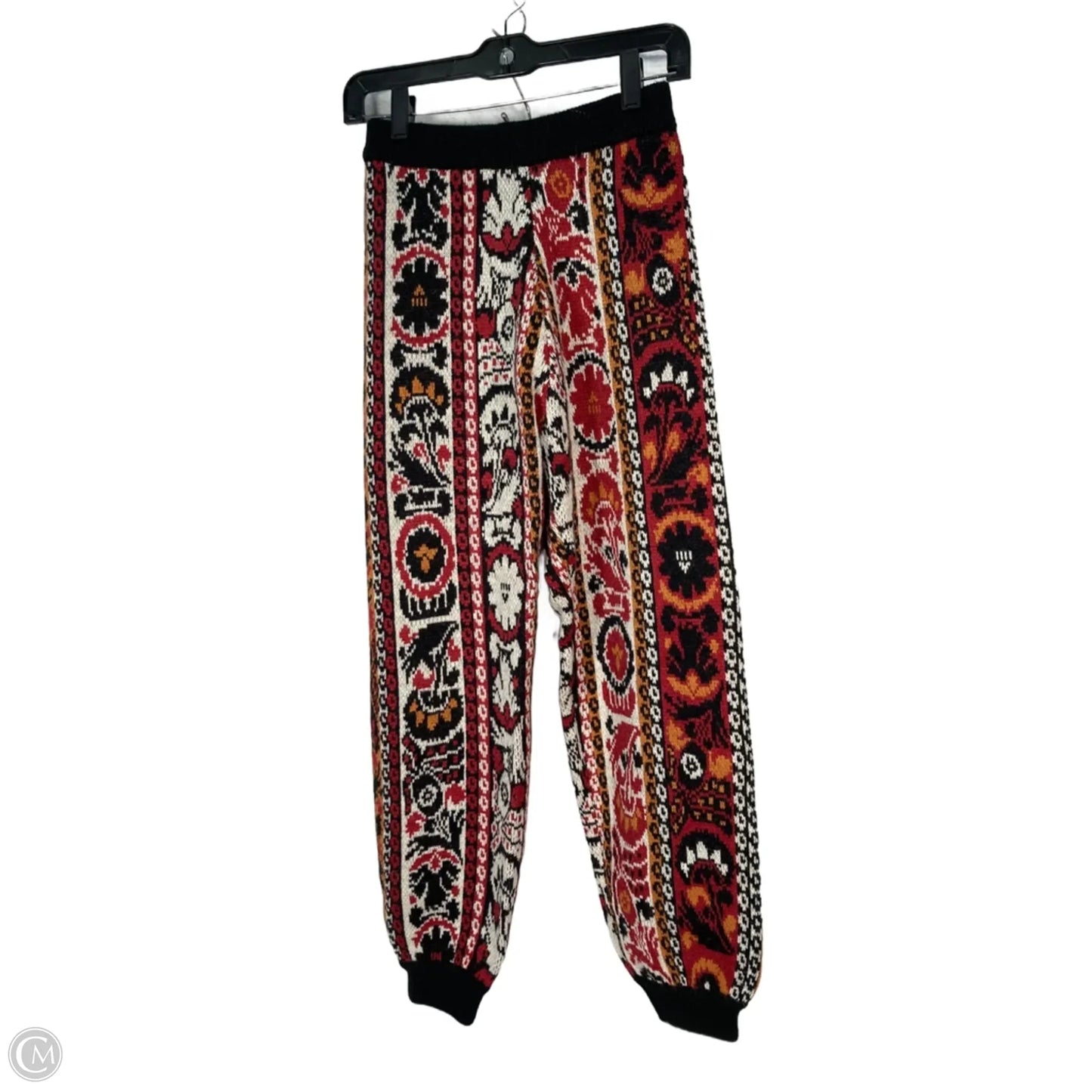 Pants Lounge By Farm Rio In Black & Red, Size: 2