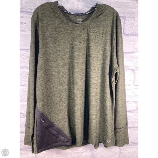 Athletic Pants 2pc By Nine West In Black & Green, Size: 3x