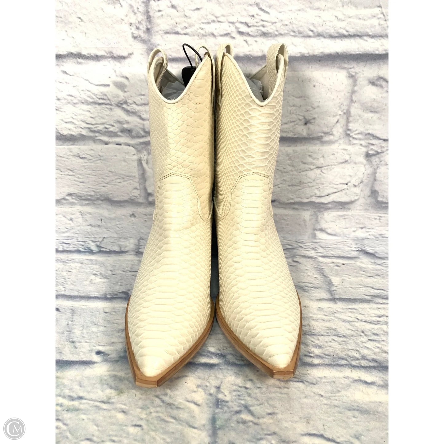 Boots Western By Shu Shop In Cream, Size: 10