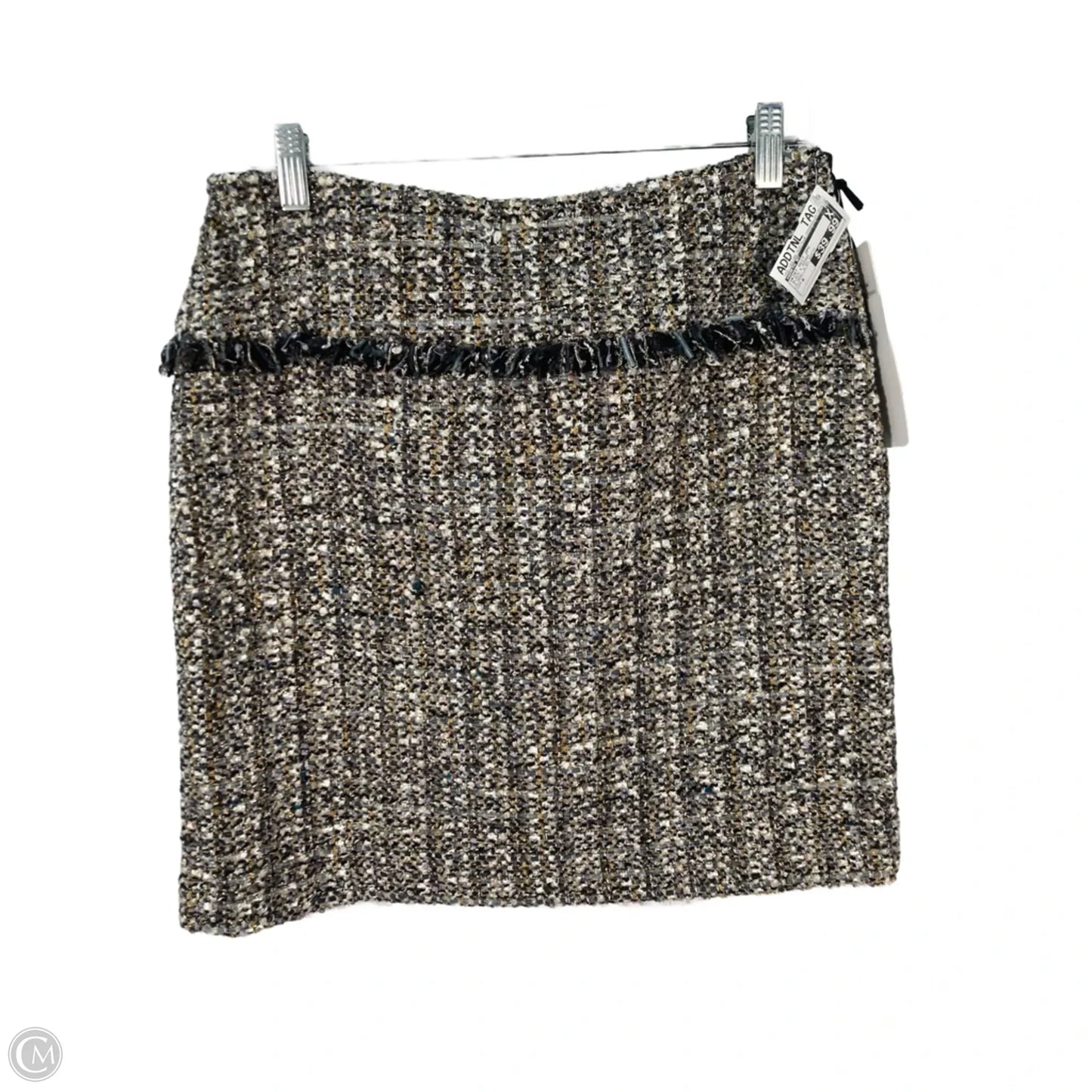 Skirt Suit 2pc By Worth Ny In Black & Brown, Size: 4