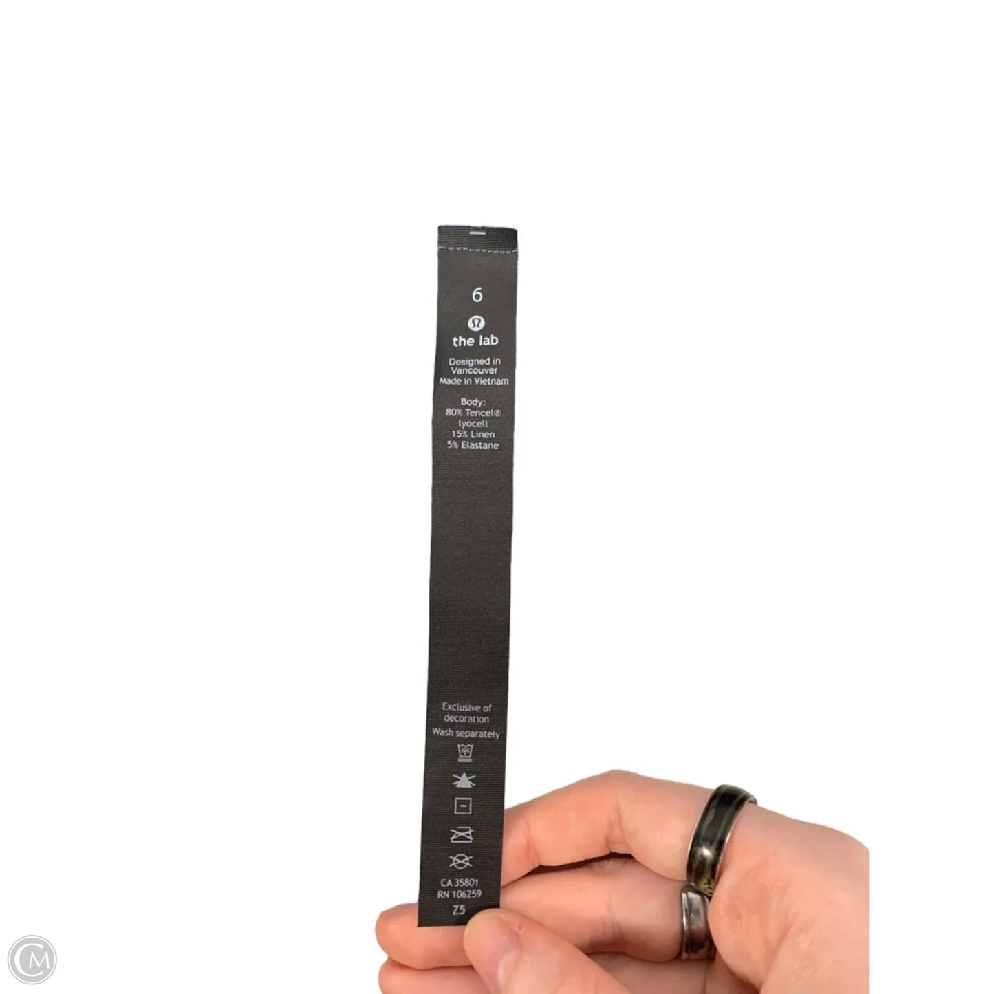 Athletic Top Long Sleeve Collar By Lululemon In Blue, Size: S