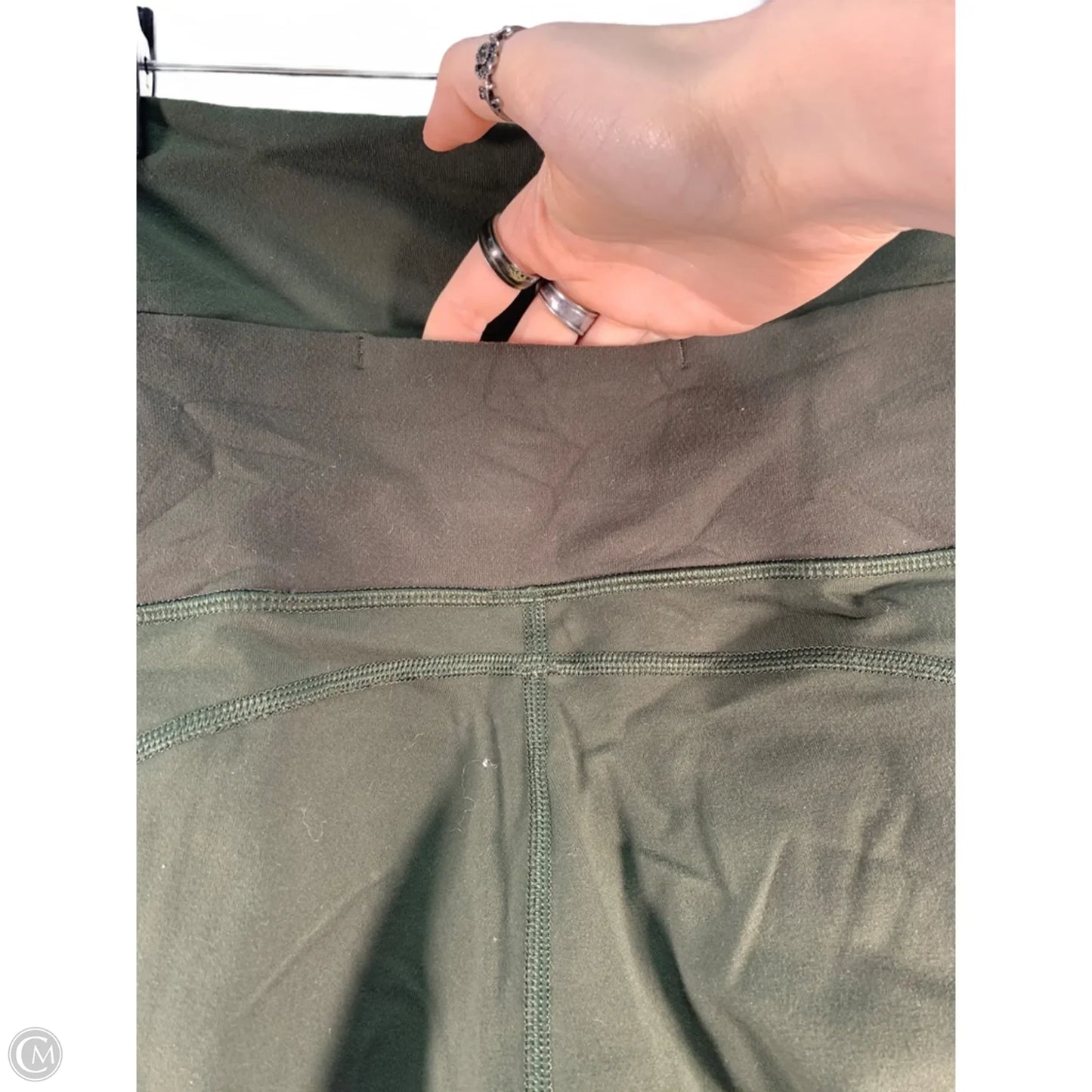 Athletic Leggings By Lululemon In Green, Size: Xs