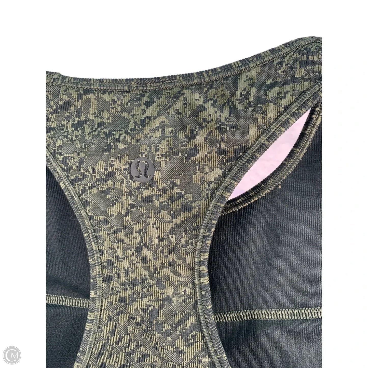 Athletic Bra By Lululemon In Green, Size: M