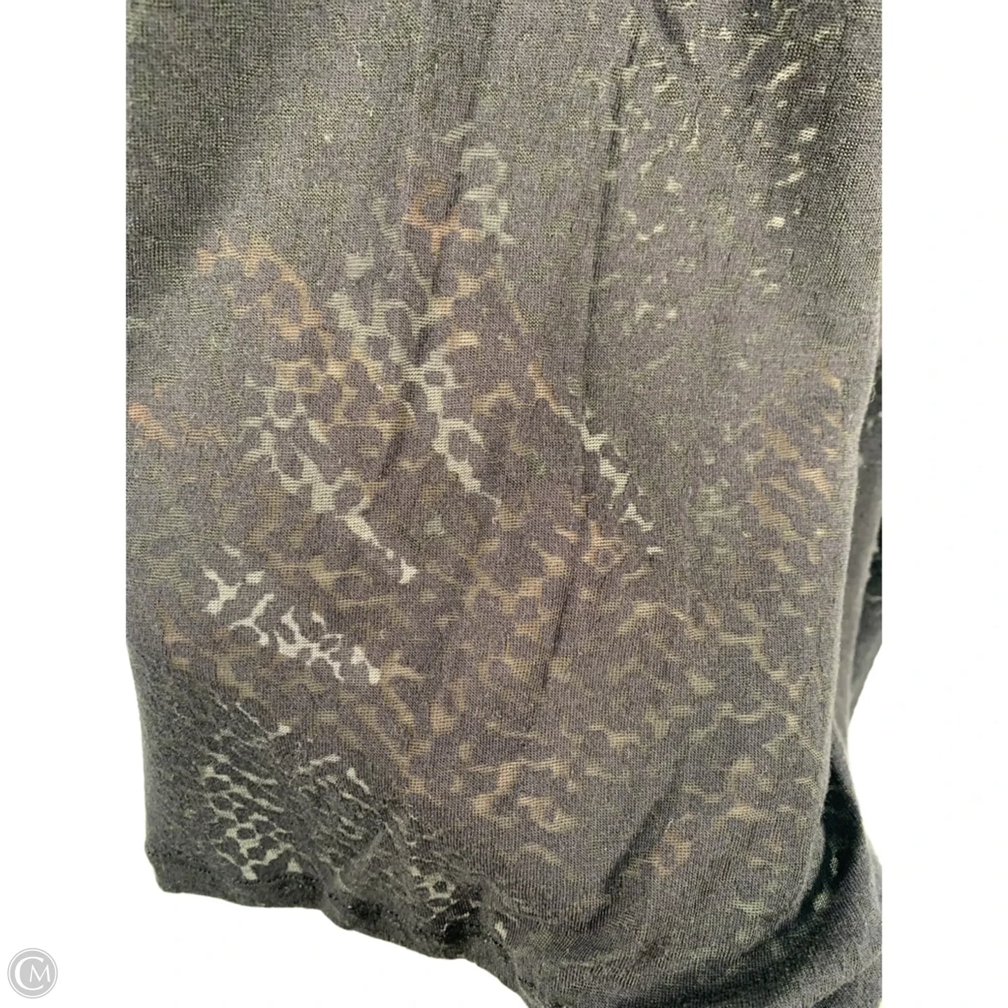 Athletic Top Short Sleeve By Lululemon In Black, Size: S