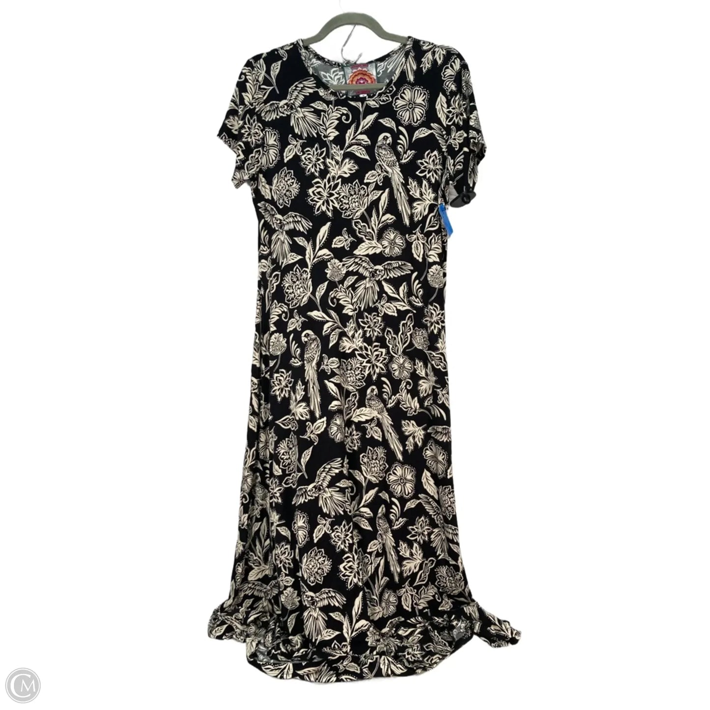 Dress Party Long By Johnny Was In Black & Cream, Size: M