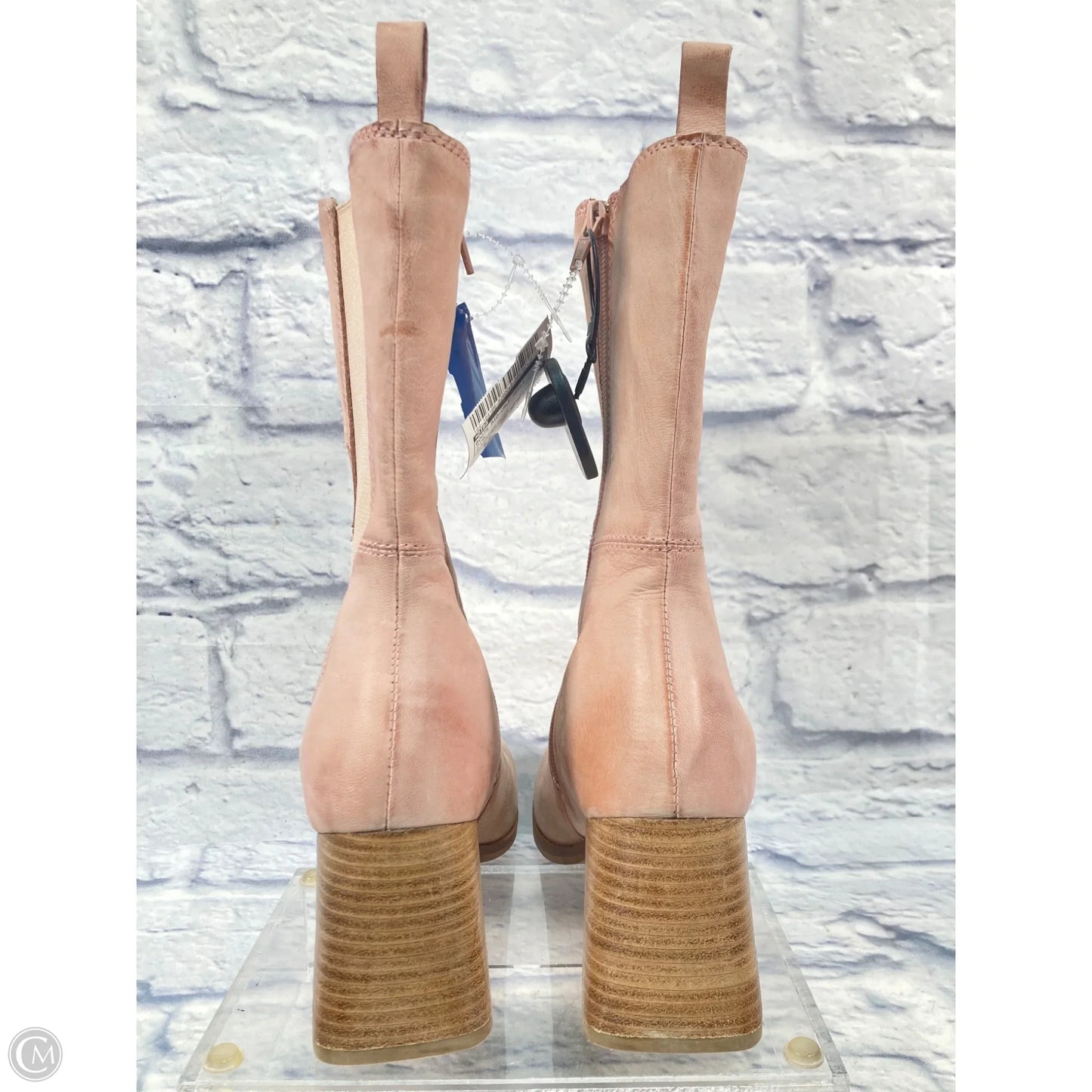 Boots Mid-calf Heels By Diba In Pink, Size: 8.5