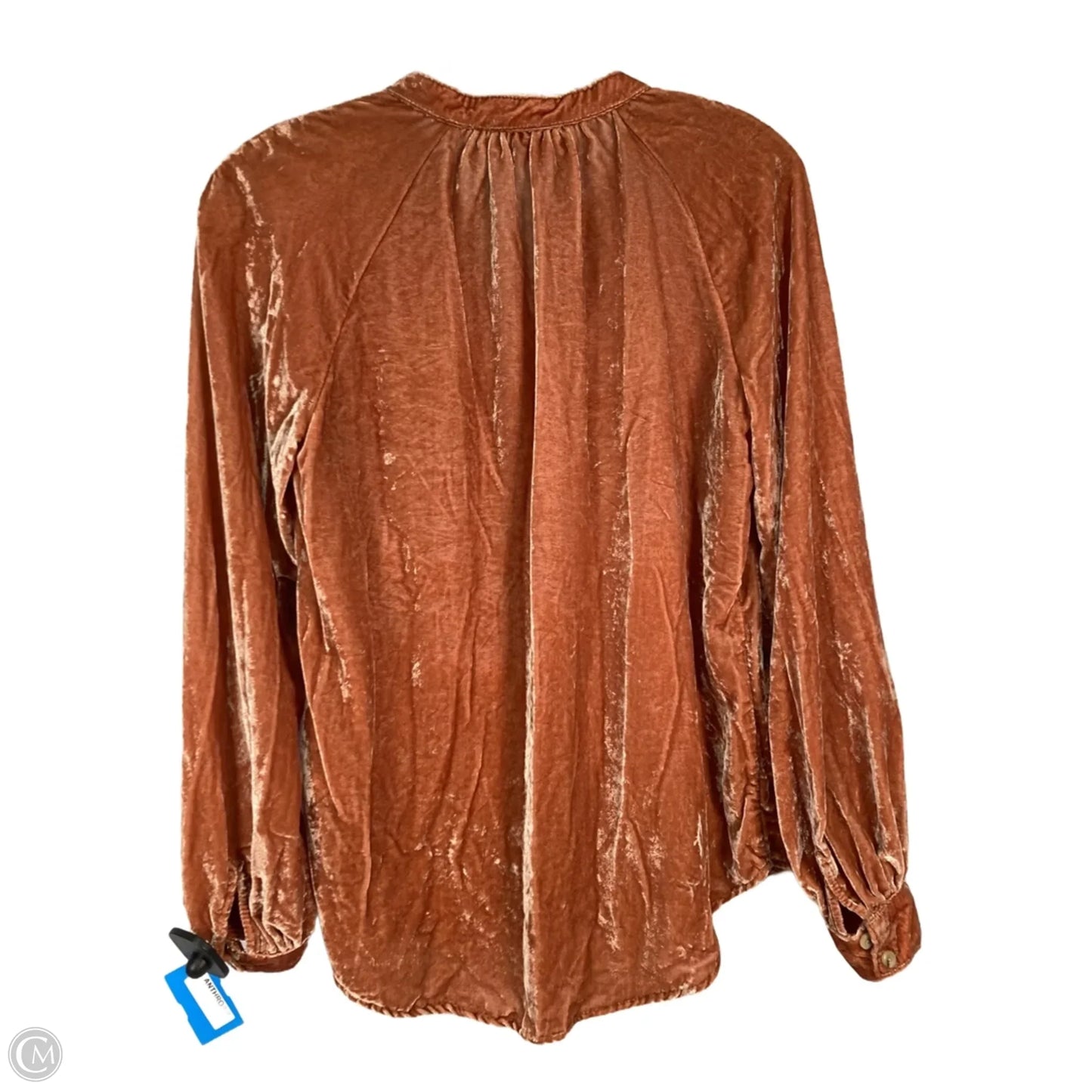 Top Long Sleeve By Pilcro In Tan, Size: Xs