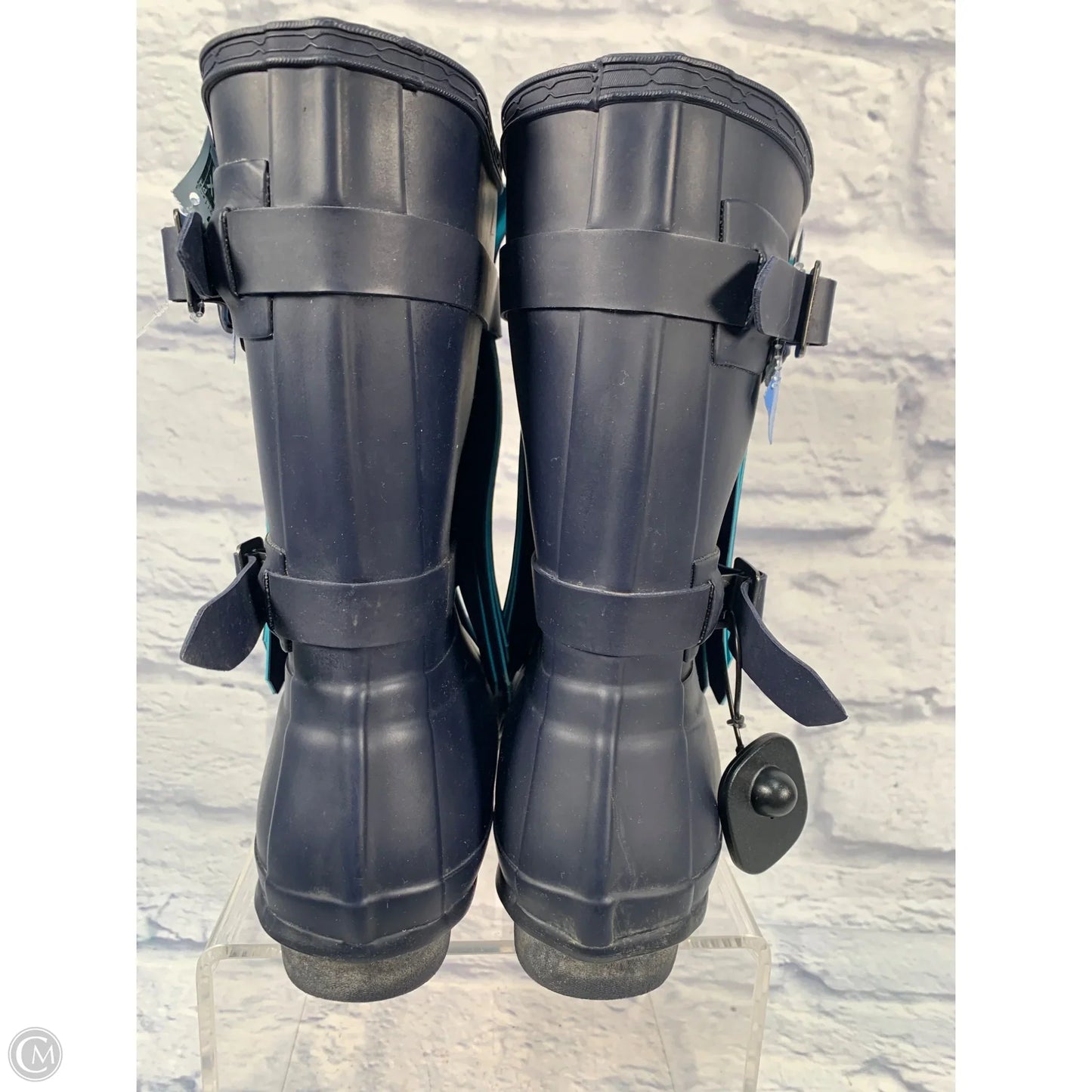 Boots Rain By Hunter In Blue, Size: 7