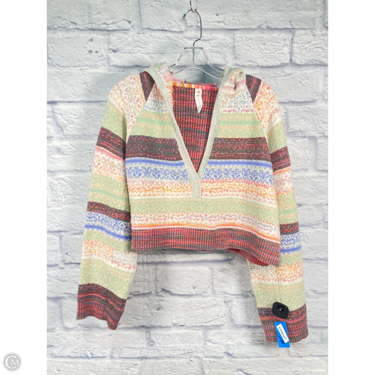 Sweater By Daily Practice By Anthropologie In Green & Pink, Size: S