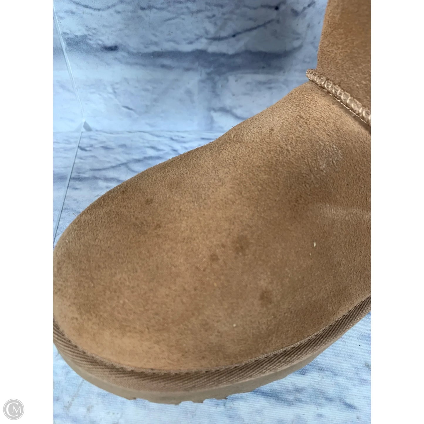 Boots Designer By Ugg In Brown, Size: 5