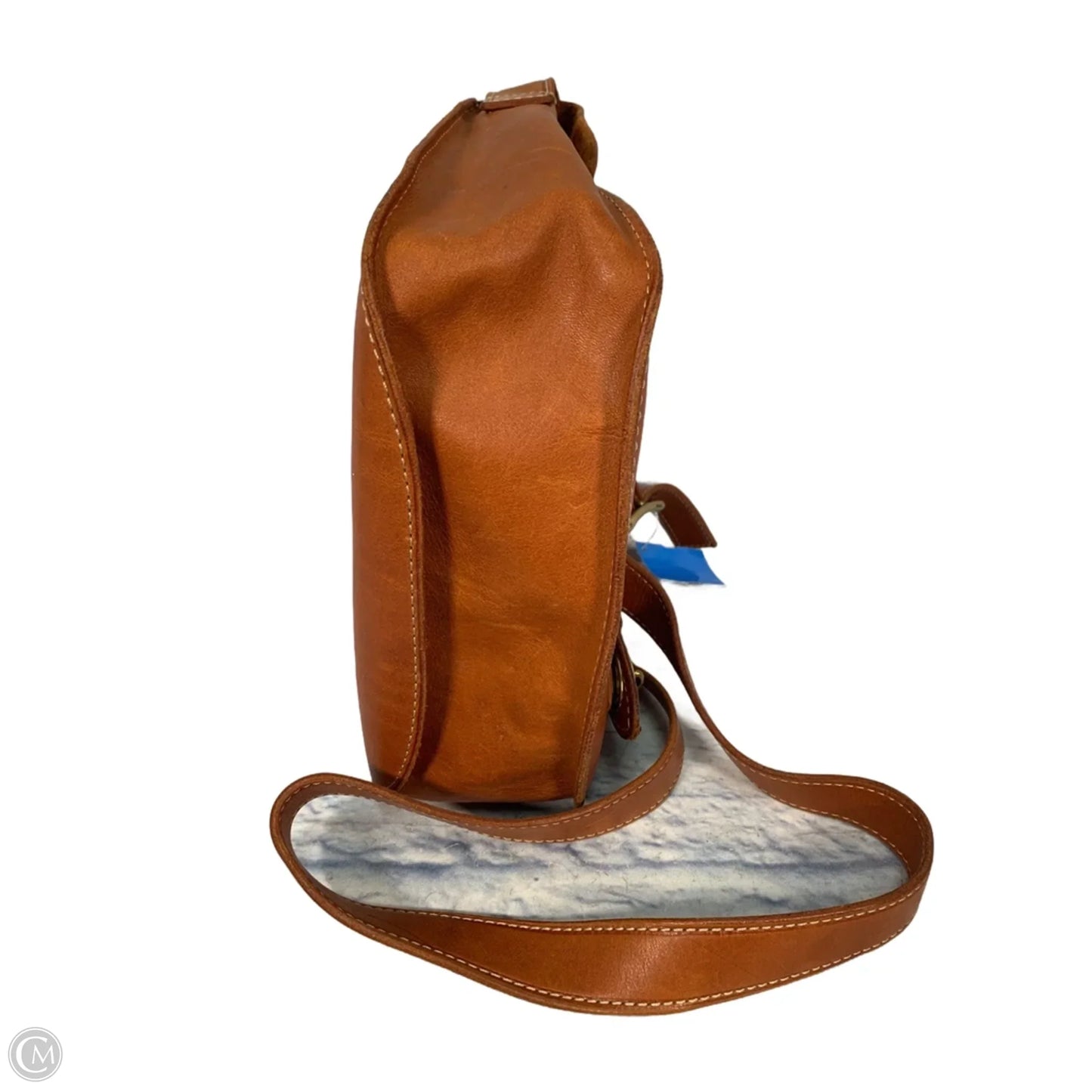 Crossbody Leather By Fossil, Size: Large