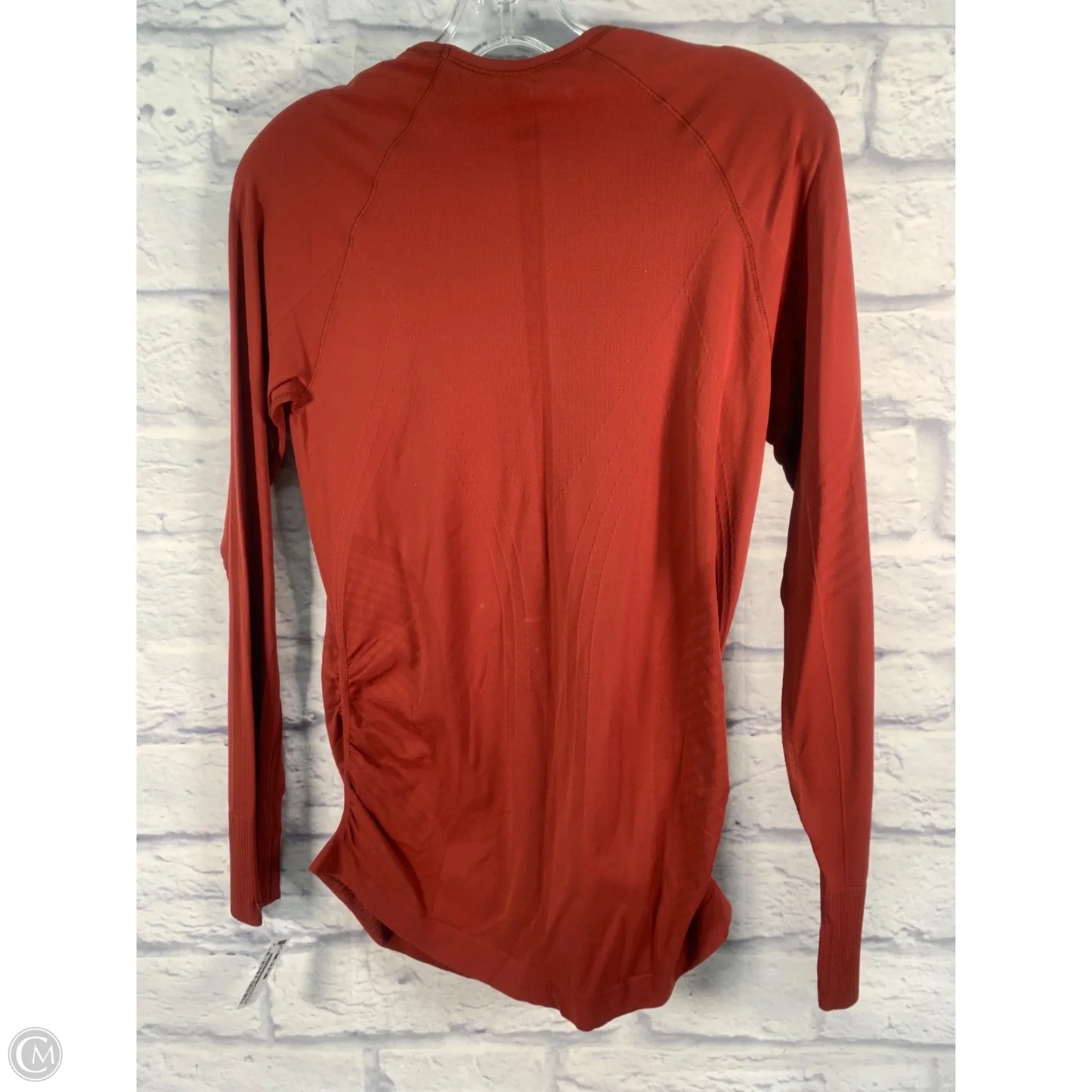 Athletic Top Long Sleeve Crewneck By Athleta In Brown, Size: M