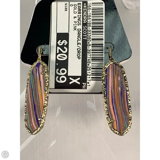 Earrings Dangle/drop By Kendra Scott