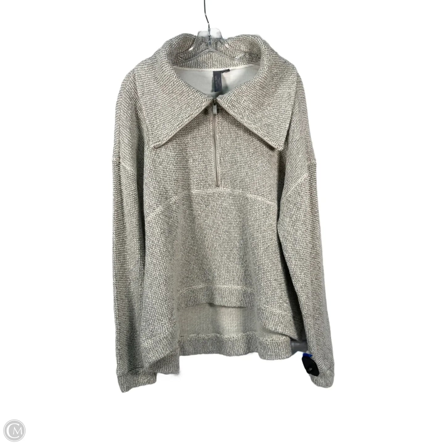 Sweatshirt Collar By Sweaty Betty In Grey, Size: L