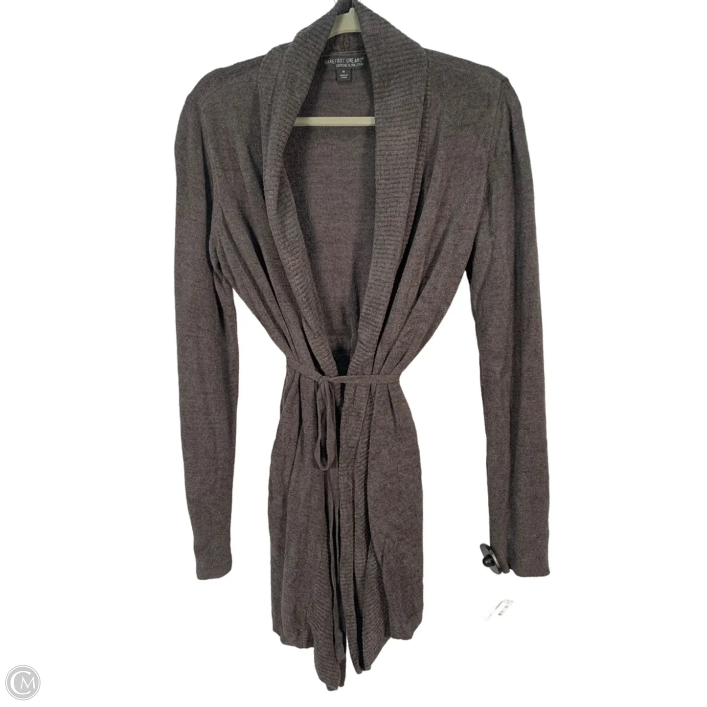 Sweater Cardigan By Barefoot Dreams In Grey, Size: M