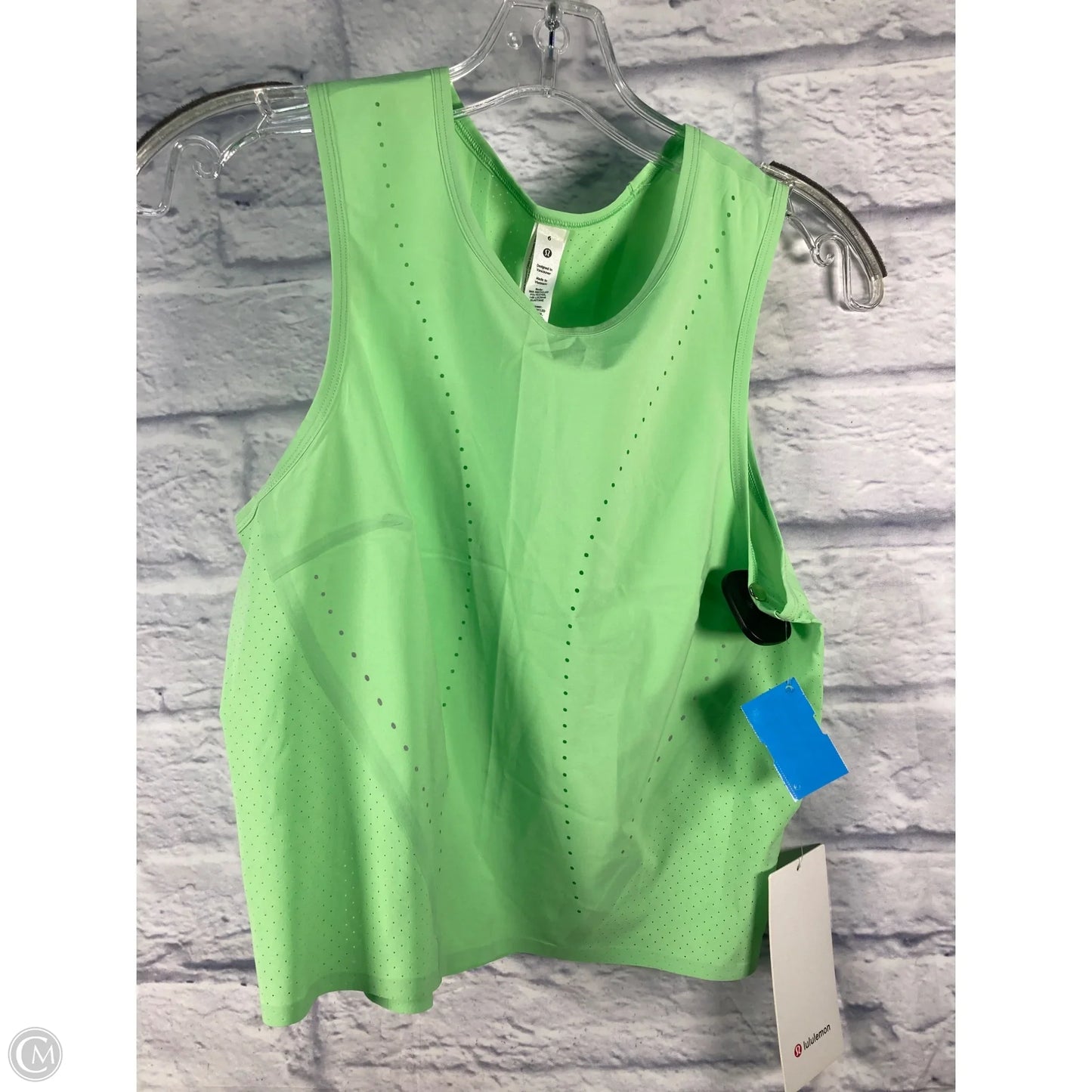 Athletic Tank Top By Lululemon In Green, Size: S