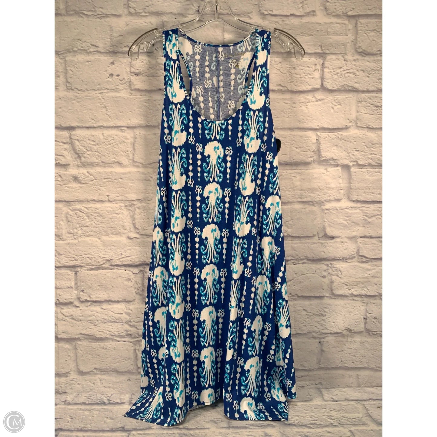 Dress Designer By Lilly Pulitzer In Blue & White, Size: Xs