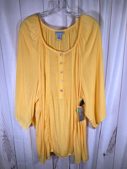 Tunic 3/4 Sleeve By Catherines  Size: 3x