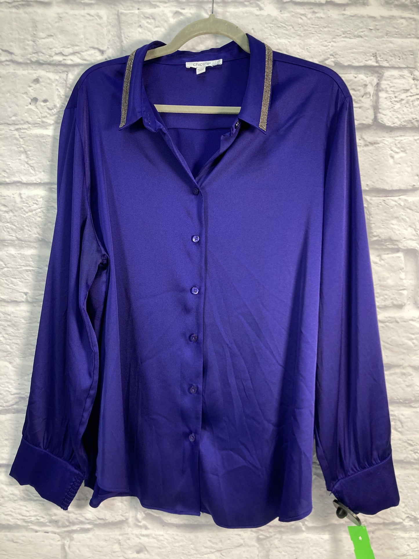 Blouse Long Sleeve By Chicos  Size: Xl