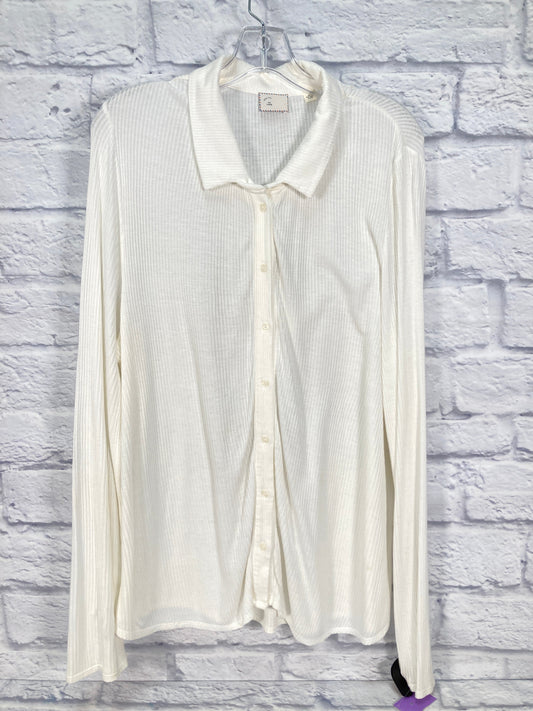 Cream Top Long Sleeve Postmark, Size L