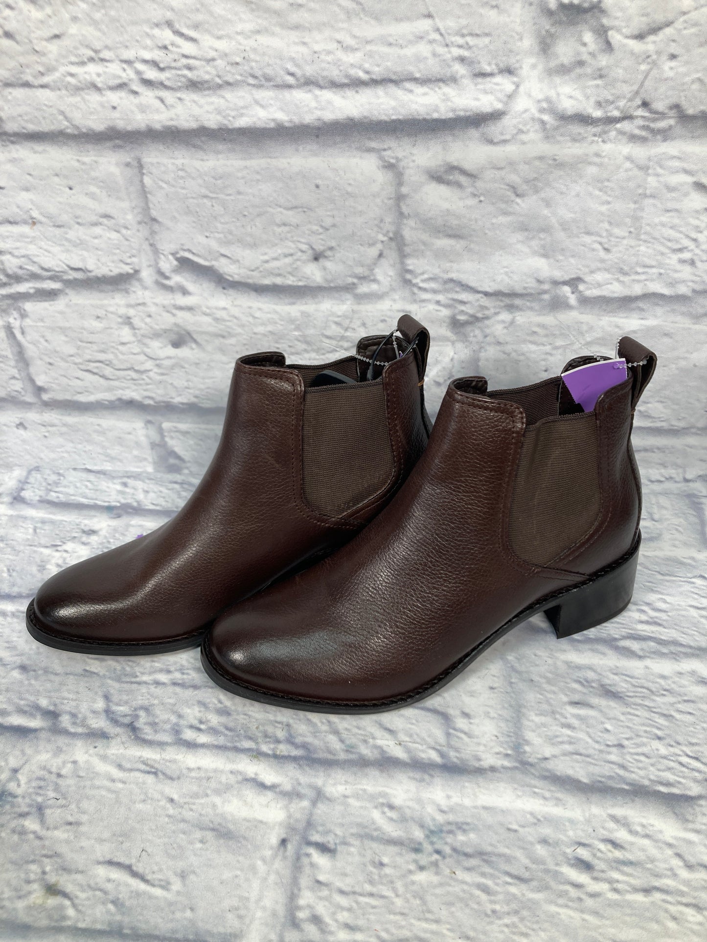 Brown Boots Designer Cole-haan, Size 8